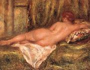 Pierre Auguste Renoir reclinig nude rear ciew Sweden oil painting artist